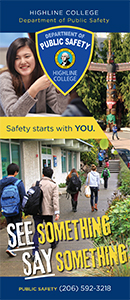 Public Safety Brochure - See Something Say Something
