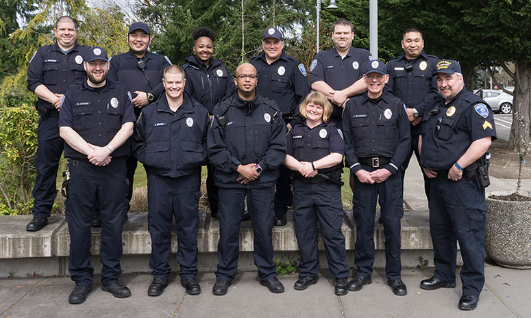 Photo of Highline College Public Safety Team