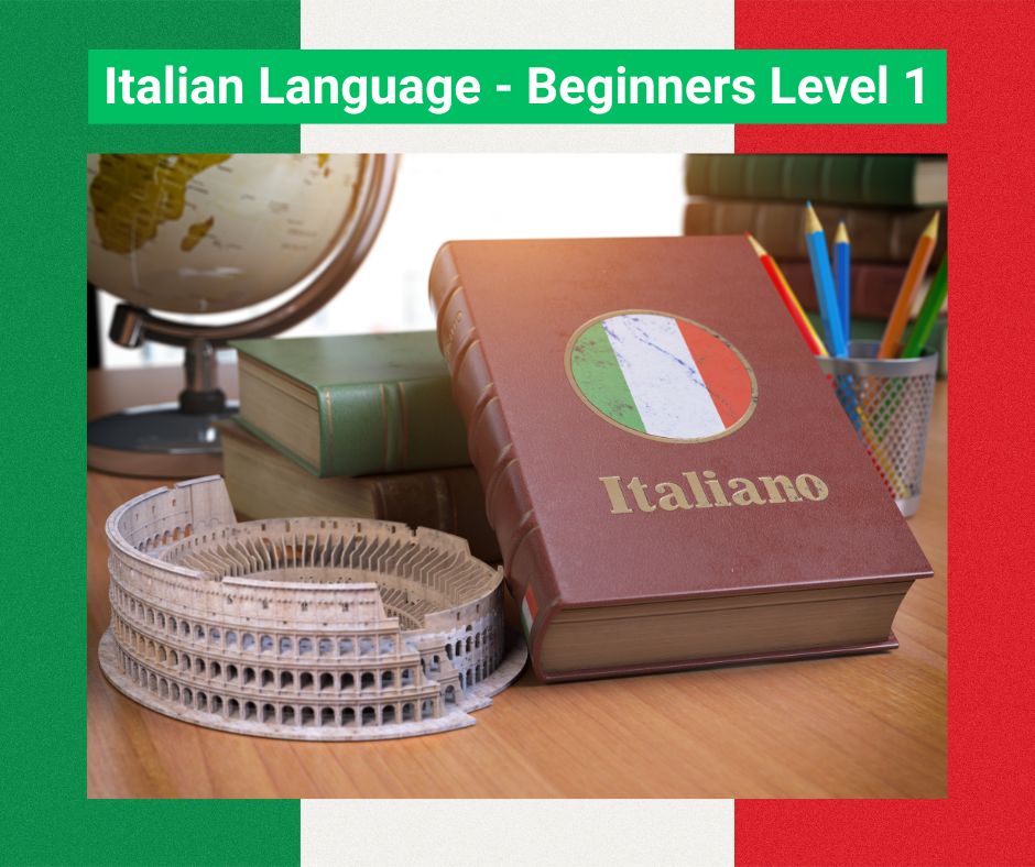 Italian textbook and scale model of Italian structure