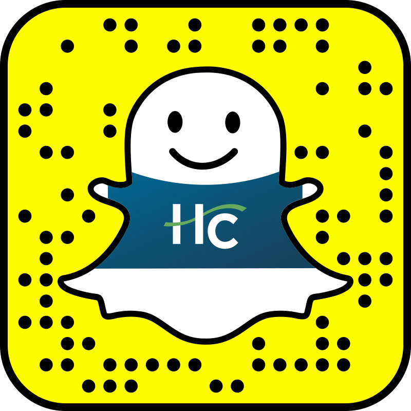 Follow us on Snapchat using this snapcode